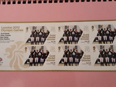 £3.99 • Buy London 2012 Olympic Games Gold Medal Winners Mini Sheet SCOTT BRASH Etc