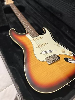 Fender MIJ Aerodyne Stratocaster - Flame Sunburst With Hard Case • $700