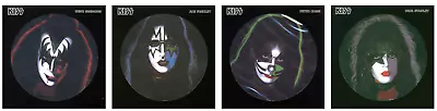 KISS All 4 Solo Picture Discs Vinyl Records Gene Simmons Paul Stanley Ace Criss • $122