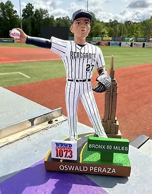 Hudson Valley Renegades Oswald Peraza Bobblehead SGA 6/15/23 Yankees A Team New • $29.99