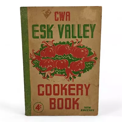 CWA Esk Valley Cookery Book Cookbook Paperback VINTAGE 1950s Recipes Tasmania • $39