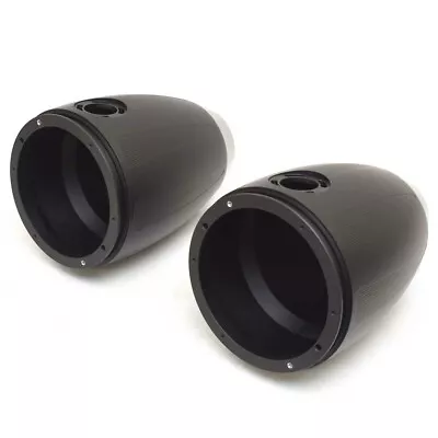 MasterCraft Boat Speaker Cans 404832BK | 6 3/8 Inch Aluminum (Pair) • $780.92