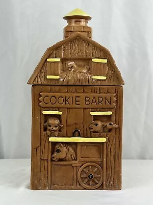 Vintage 1970s Twin Winton Cookie Barn Pottery Cookie Jar San Juan Capistrano USA • $55