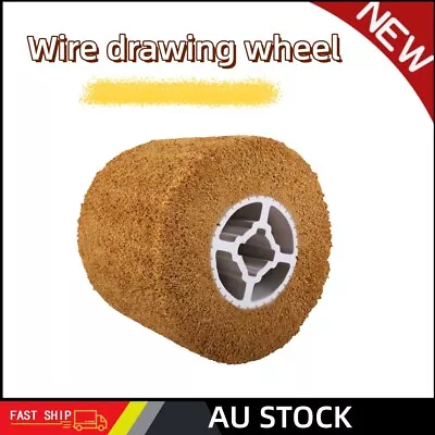 120x100mm 120 Grit Abrasive Polishing Wheel Nylon Wire Drawing Burnishing Wheel • $31