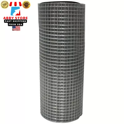 1/2InX 3 FtX10 Ft Hardware Cloth Mesh Wire Welded Fence Galvanized Roll Poultry • $32.98