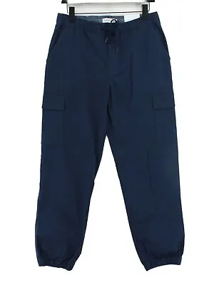 Farah Men's Trousers S Blue Cotton With Elastane Straight Cargo • £9.60