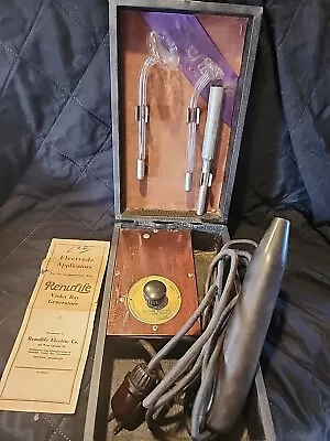 VTG Works Nikola Tesla Invention RENULIFE Violet Ray Machine Quack Medicine  • $145