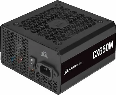 CORSAIR - CX-M Series CX650M Semi-Modular Low-Noise ATX Power Supply - Black • $69.99