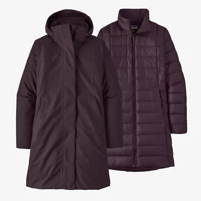 Patagonia Women's Tres 3-in-1 Parka - XL - PLUM - EUC - • $349.99