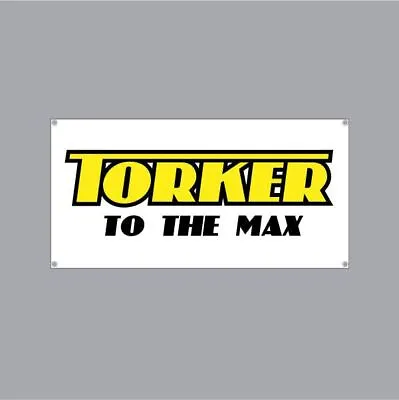 Torker -  To The Max  White Banner - Old School Bmx • $97.90