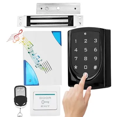 Electic Door Access Controller System 180kg Magnetic Sensor Lock Remote Control • £54.62