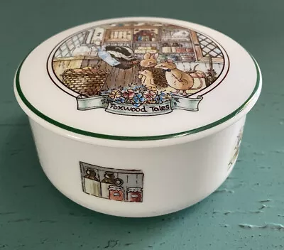 Villeroy & Boch Foxwood Tales By Brian Paterson Round Covered Candy Trinket Box • $67
