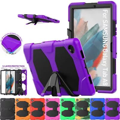 For Samsung Galaxy Tab A A7 A8 A9 S3 S4 S6 Shockproof Hybrid Case Screen Cover • $23.49