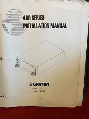 Garmin Gns 400 Series Installation Manual  • $89.99