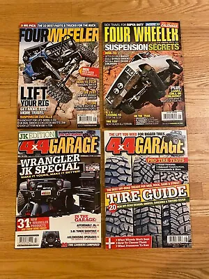 Lot Of 4 Four Wheeler & 4x4 Garage Magazines Jeep Offroad Truck Lifted Mud Rock • $9.99