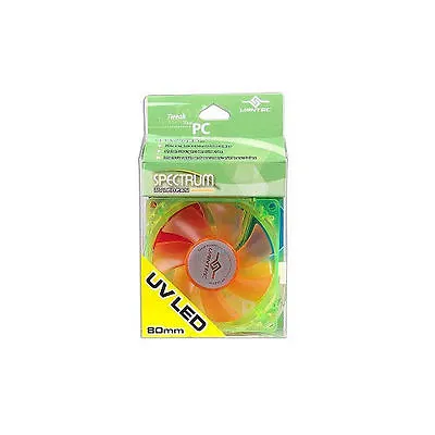 Vantec SP80UVLED-GO Spectrum UV LED 80mm X 80mm X 25mm FAN • $8.99