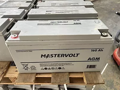 Mastervolt AGM Battery 12v 160AH Solar Storage • £100