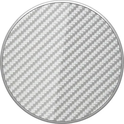 $18.90 • Buy PopSockets Premium Swappable PopGrip - Silver Carbon Fiber