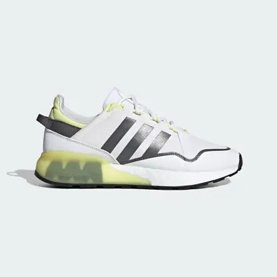 Adidas ZX 2K Boost Pure GZ7729 Cloud White / Grey Five / Pulse Yellow • $169