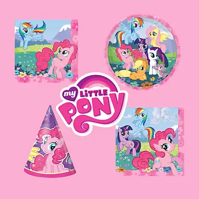 My Little Pony Birthday Party Pack: Plates. Napkins And Hats • $14.99