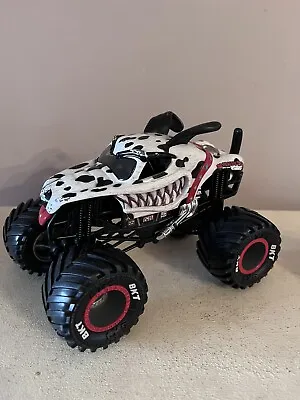 Monster Jam Monster Truck Mutt Dalmation 1:24 Large Diecast Car Hot Wheels Dog • $21.78