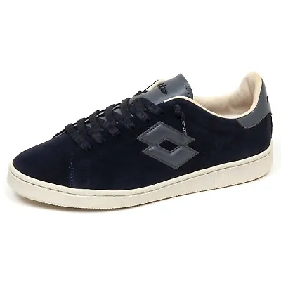F2976 Sneaker Uomo Blu LOTTO LEGGENDA AUTOGRAPH Suede Shoe Man • £114