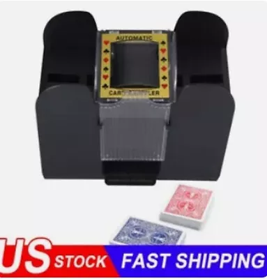 126 Deck Automatic Card Shuffler Poker Cards Shuffling Machine Casino Playing • $8.95