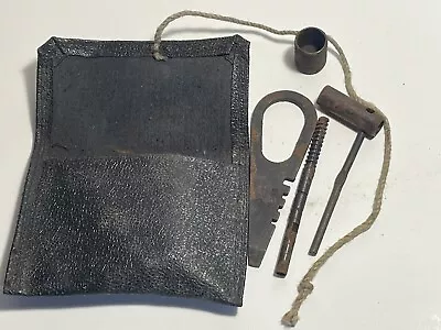 WWII SOVIET RUSSIA M1898 M1930 MOSIN NAGANT RIFLE TOOL Kit Leather Pouch • $25