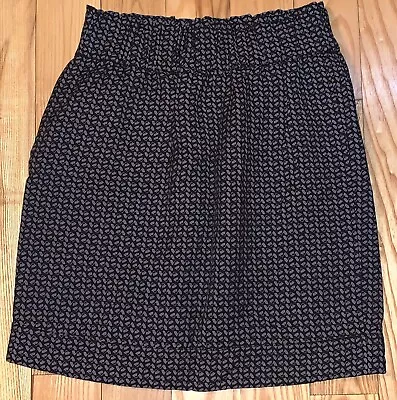 Gap Maternity Women’s Size XS Black Gray Lined Elastic Waist Professional Skirt • £10.72