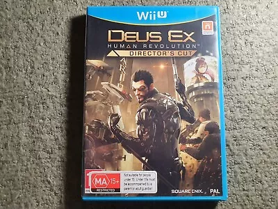 Deus Ex Human Revolution Director's Cut Nintendo Wii U PAL Game • $100