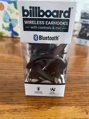 BILLBOARD WIRELESS EARHOOKS WITH MICROPHONE BB2427 Black • $3