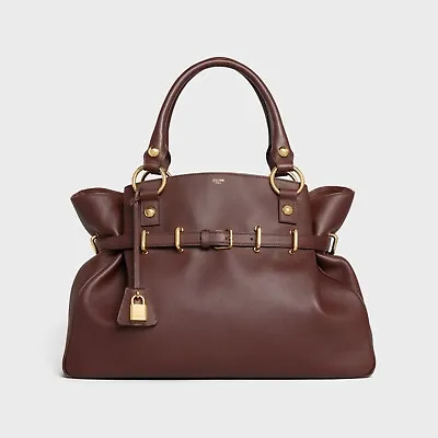 CELINE 5200$ Medium Anita Bag - Chestnut Brown Supple Calfskin • $4795