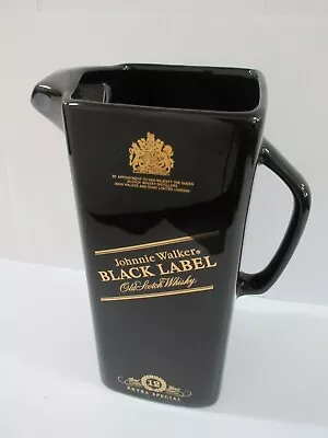 Johnnie Walker Black Label Scotch Whisky Advertising Water Jug / Wade  England • $40
