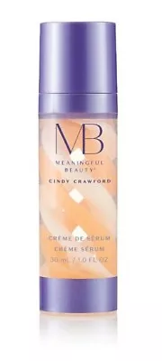 NEW/SEALED Meaningful Beauty By Cindy Crawford CREME DE SERUM 1 Oz (30ml) • $48