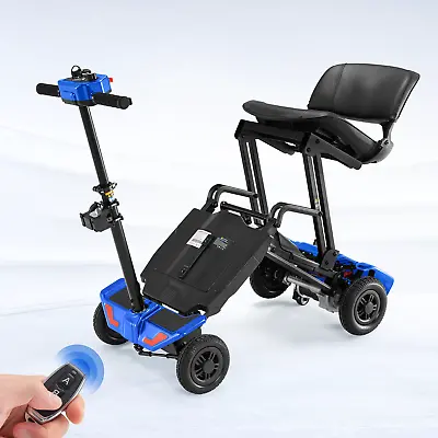 4 Wheel Folding Mobility Scooter Power Wheel Chairs Electric Device Adult Travel • $588