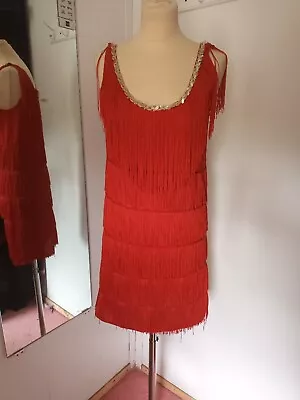 Red Ladies 1920s Flapper/charleston Dress • £7.99