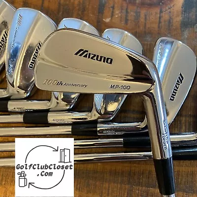 Mizuno MP100 Anniversary Limited Iron Set / 3-P Stiff Flex Steel Shafts • $659.99