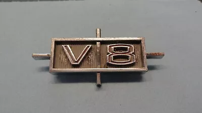 OEM Vintage Original GM 386399 1965 Oldsmobile V8 V-8 Fender Emblem Badge Chrome • $20