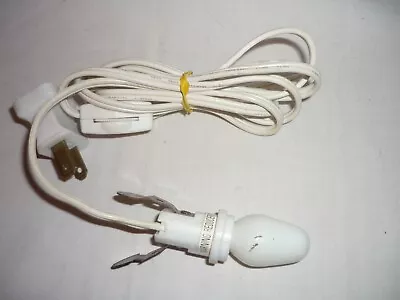 Single Clip In Light Socket Cord Night Light Cord With Switch 60  Multi Plug • $7.99