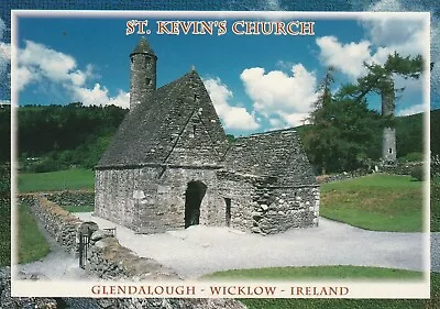 St. Kevin's Church Glendalough - Wicklow - Ireland - John Hinde Postcard • $5