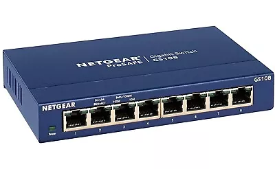 NETGEAR GS108PP 8-Ports Ethernet Switch • £0.99