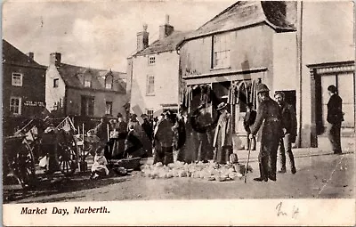 £14.99 • Buy Market Day Narberth Pembrokeshire Wales 1903 Postcard