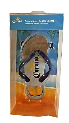 NEW Corona Light Beer Flip Flop Sandal Metal Bottle Opener Magnet- Barware • $9.50