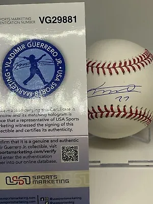 VLADIMIR GUERRERO JR Signed Autographed ROMLB Toronto Blue Jays Beckett COA • $9.95