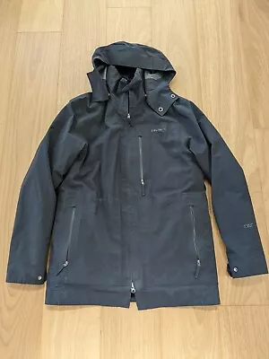 Patagonia Down 3-in-1 Fishtail City Storm Rain Parka Medium Black Goretex • $199.99