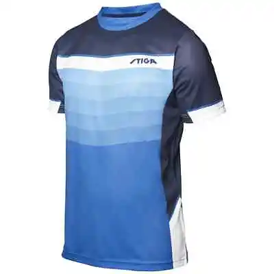 Stiga Table Tennis SHIRT River Size XXS (Blue) • £16