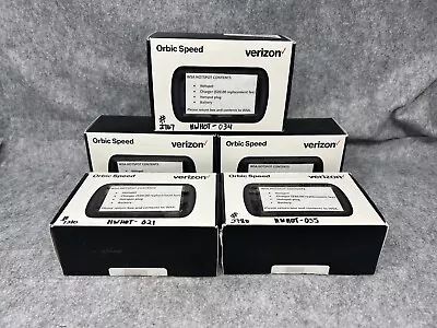 [lot Of Of 5] New Orbic Speed Rc400l Verizon 4g Lte Portable Wifi Hotspot [read] • $50