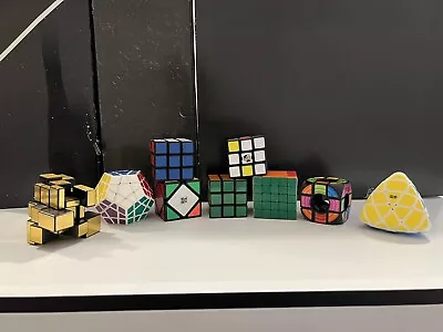 Rubik’s Cube Lot - 3x3 5x5 Mirror Cube Skewb And More! • $55