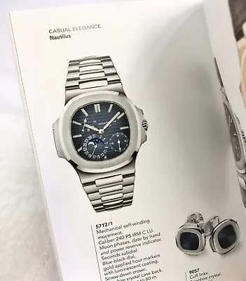 PATEK PHILIPPE Catalogue 2008 2009 Nautilus 5711 5712 5002 5970 Chrono 5970 OEM/ • $113.68