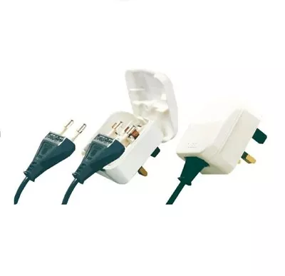 £5.99 • Buy European Euro EU 2 Pin To UK 3Pin Plug Adapter Socket Power Travel Converter